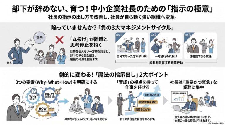 部下が育つ指示の極意