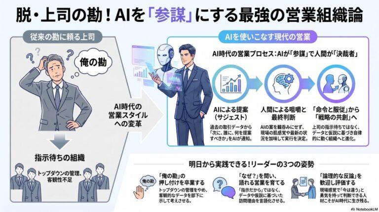 AI時代の“勝てる”営業組織論