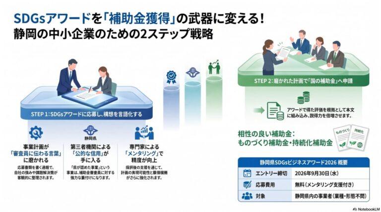 静岡の中小企業がSDGsアワードを補助金につなげる方法