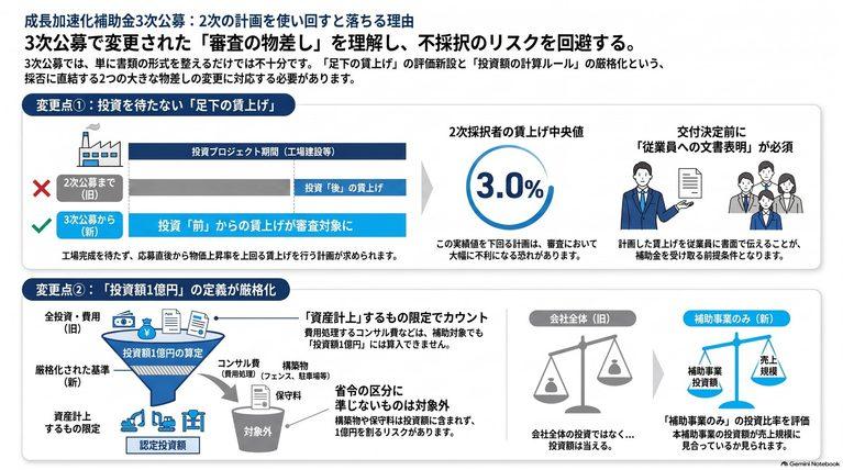 成長加速化補助金3次変更点